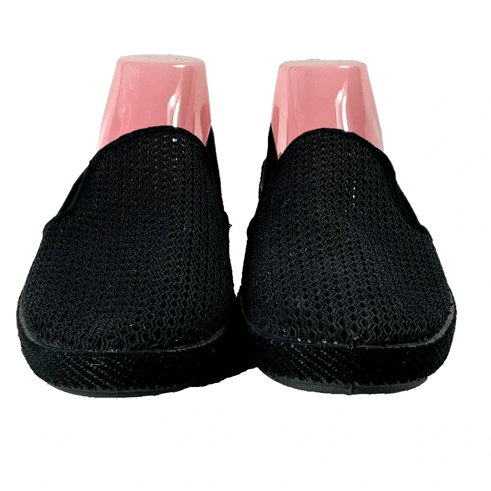 Rivieras Espadrille Shoes Mens 10.5 Classic Filet Black Breathable Lightweight